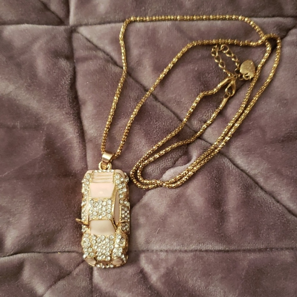 Betsey Johnson Car Necklace